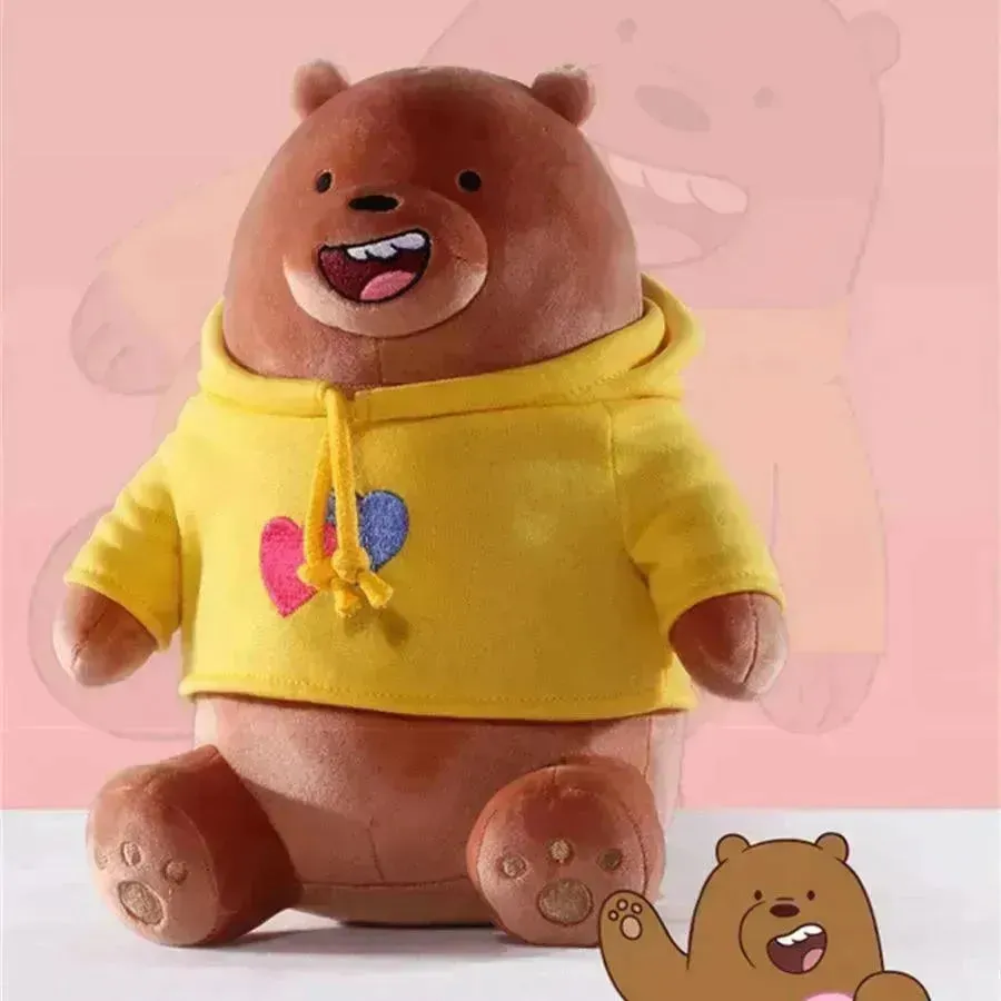 We Bare Bears Hoodie Plushies (25 cm)
