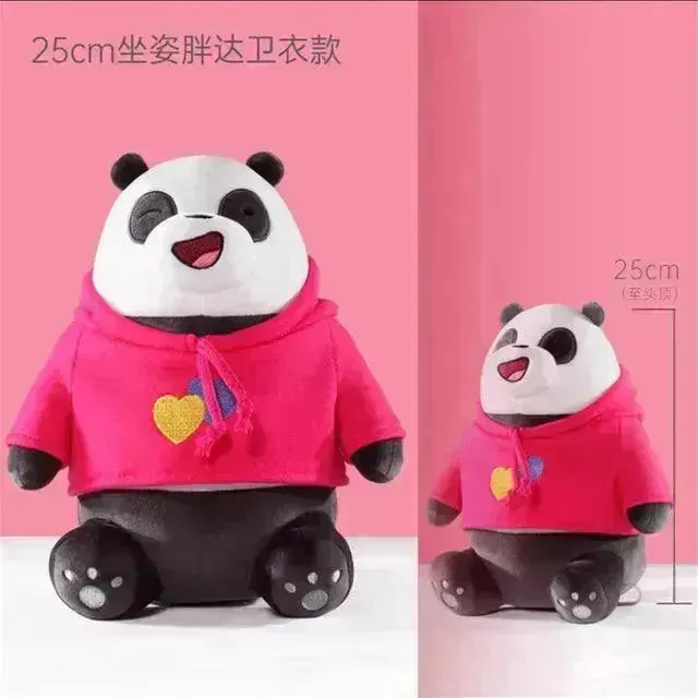 We Bare Bears Hoodie Plushies (25 cm)