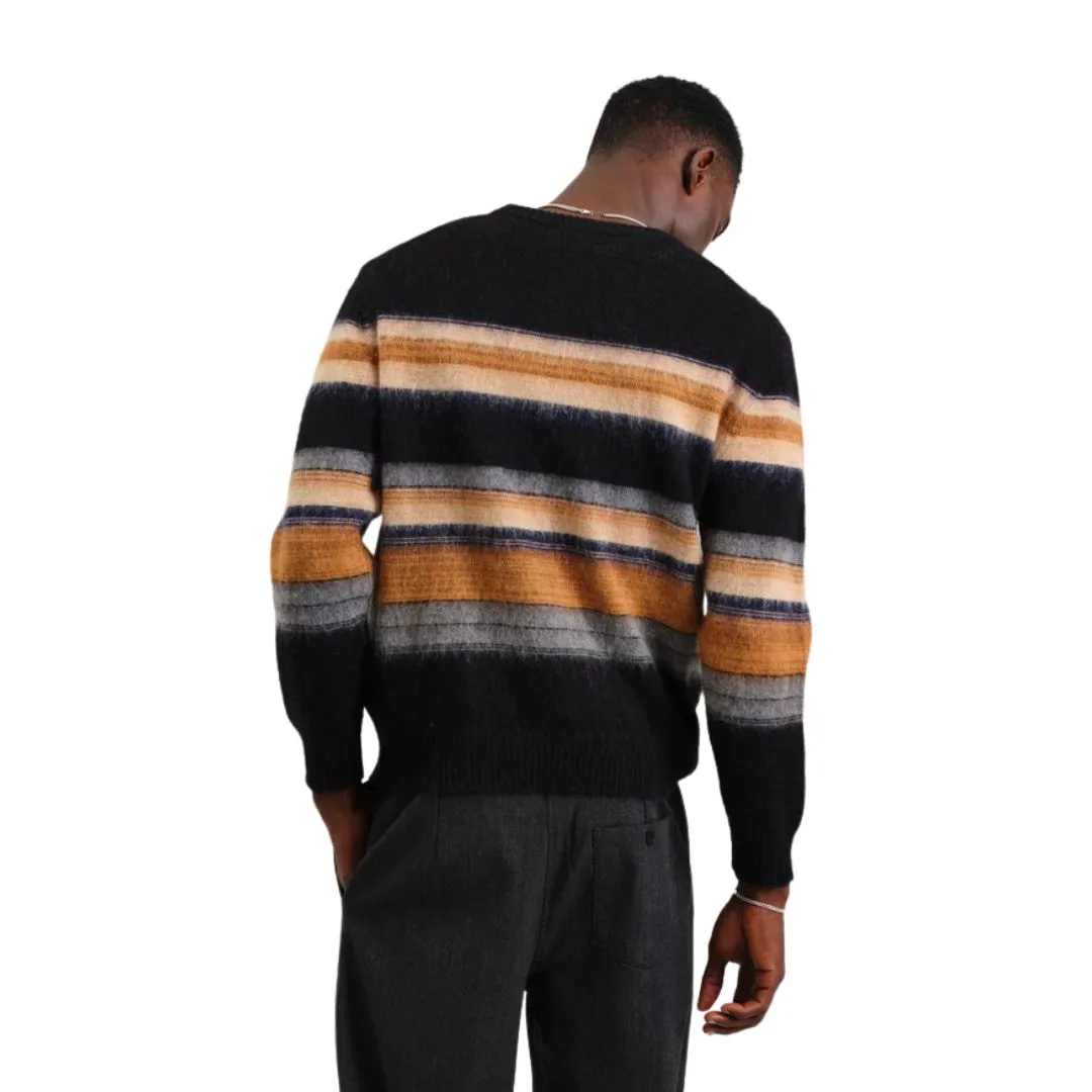 Wilde Crew Brush Stripe (Black Multi)