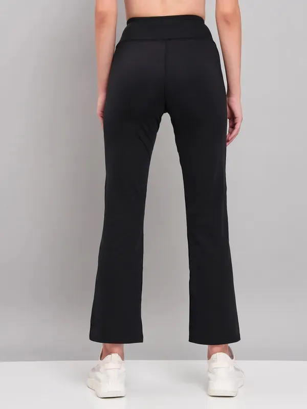 Women Solid Straight Pants with ELASTO PLUS