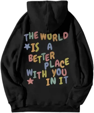Women's Drawstring Zip Up Cute Hoodies Women's Solid Color Plush And Thick Raglan Sleeves Long Sleeved Hooded
