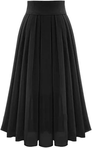 Women's Sexy Party Chiffion High Waist Lace-up Hip Long Skirt Dot Skirt