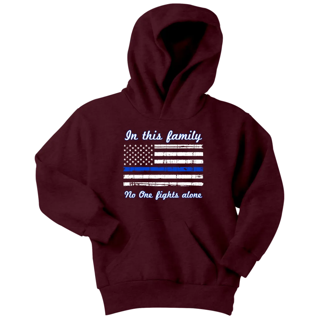 Youth "In this family, no-one fights alone" Hoodie - Kids
